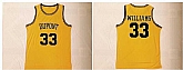 Dupont High School 33 Jason Williams Yellow Basketball Jersey,baseball caps,new era cap wholesale,wholesale hats
